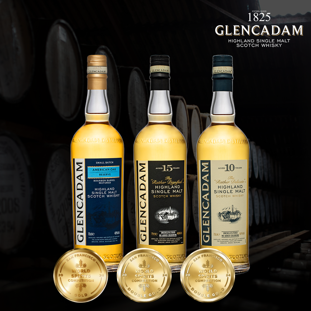 Glencadam wins Gold at 2024 San Francisco World Spirits Competition