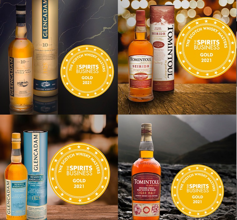 Six Gold Medals at the Scotch Whisky Masters Awards 2021